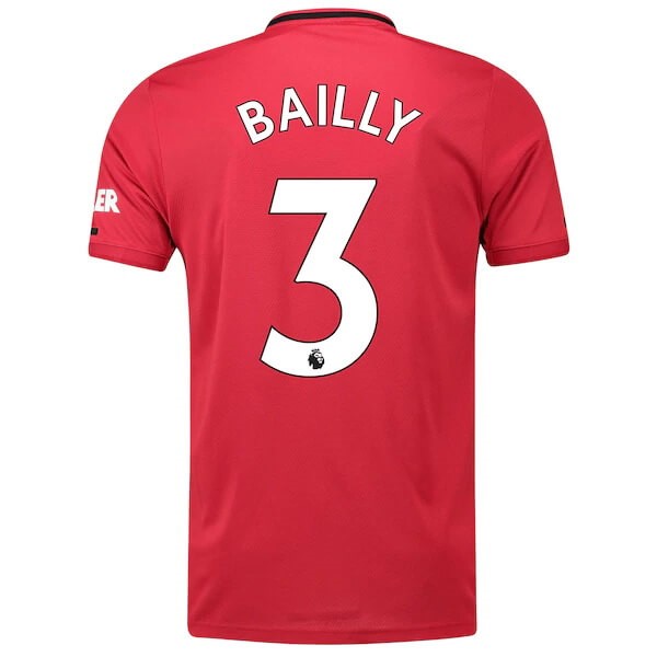 Camiseta Manchester United NO.3 Bailly Replica Primera Ropa 2019/20 Rojo